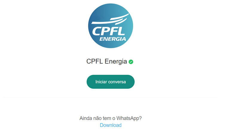 CPFL pelo WhatsApp